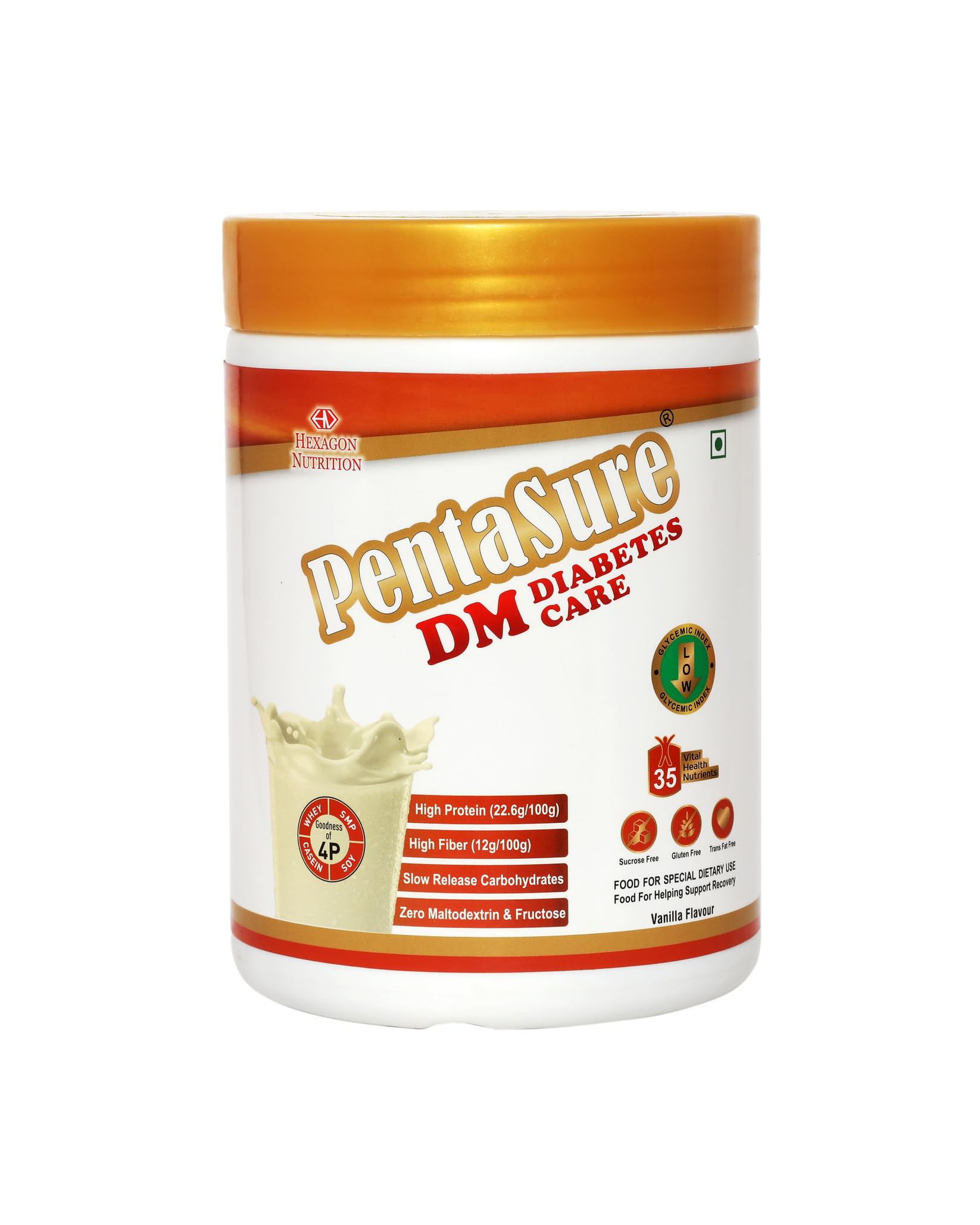 DM Diabetes Care - Creamy Vanilla & cinnamon Flavour 400 gm