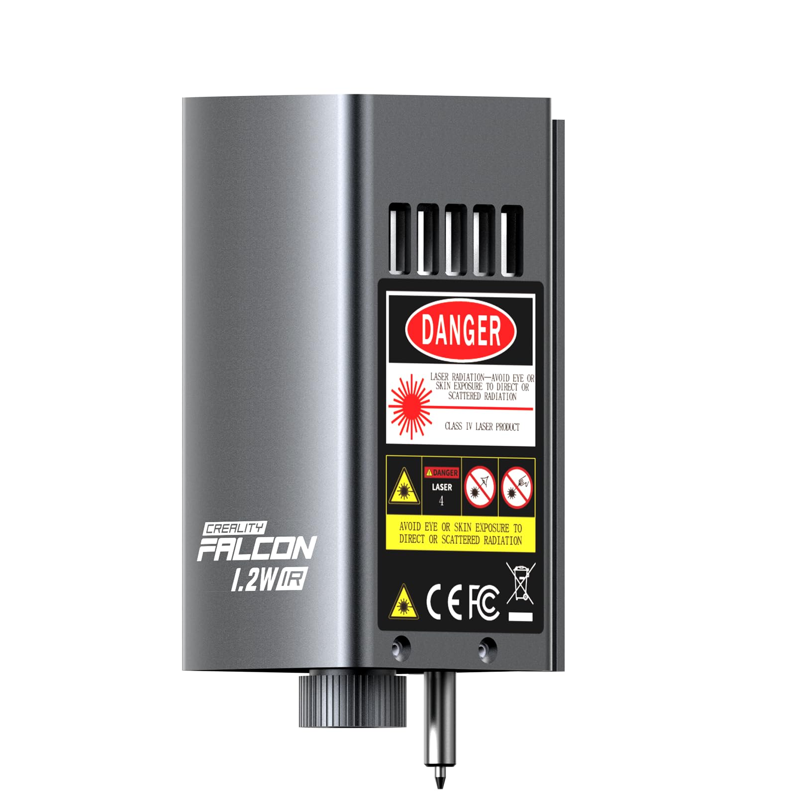 Creality Falcon A1C 1.2W IR Laser Module, Infrared Laser Engraving Module for Metal &amp; Plastic, Swap Lasers in Seconds Without Tools, Ideal for Personalized Engraving on Jewelry, Stainless Steel etc
