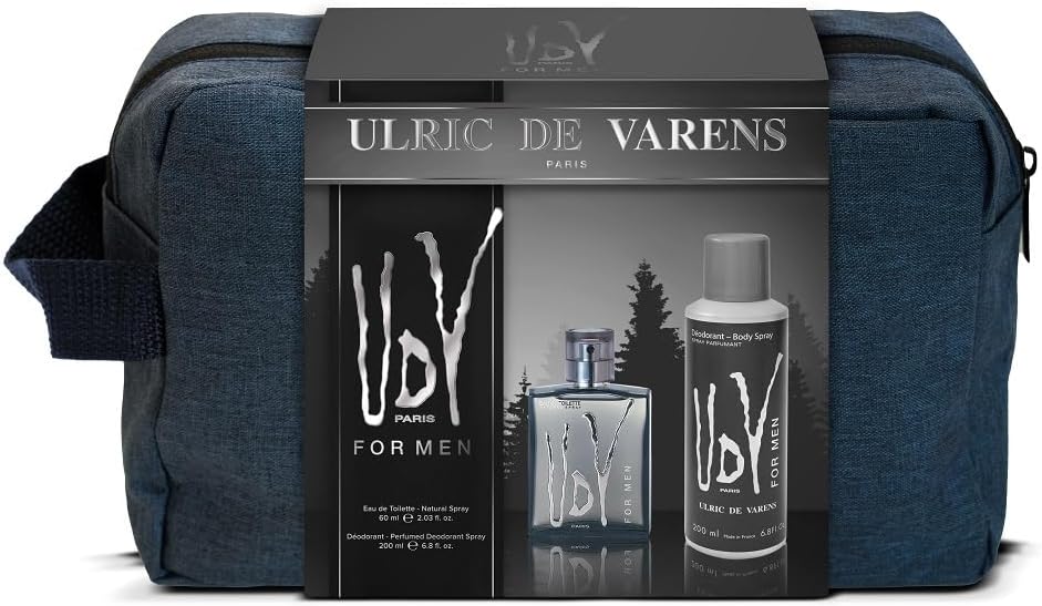 ulric de varens udv for men woda toaletowa 60 ml   zestaw  