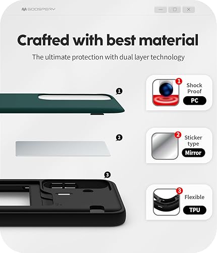 Miniatura 454 de GOOSPERY Parachoques magnético para puerta compatible con Galaxy S23, tarjetero tipo cartera, cierre automático, protección de doble capa resistente