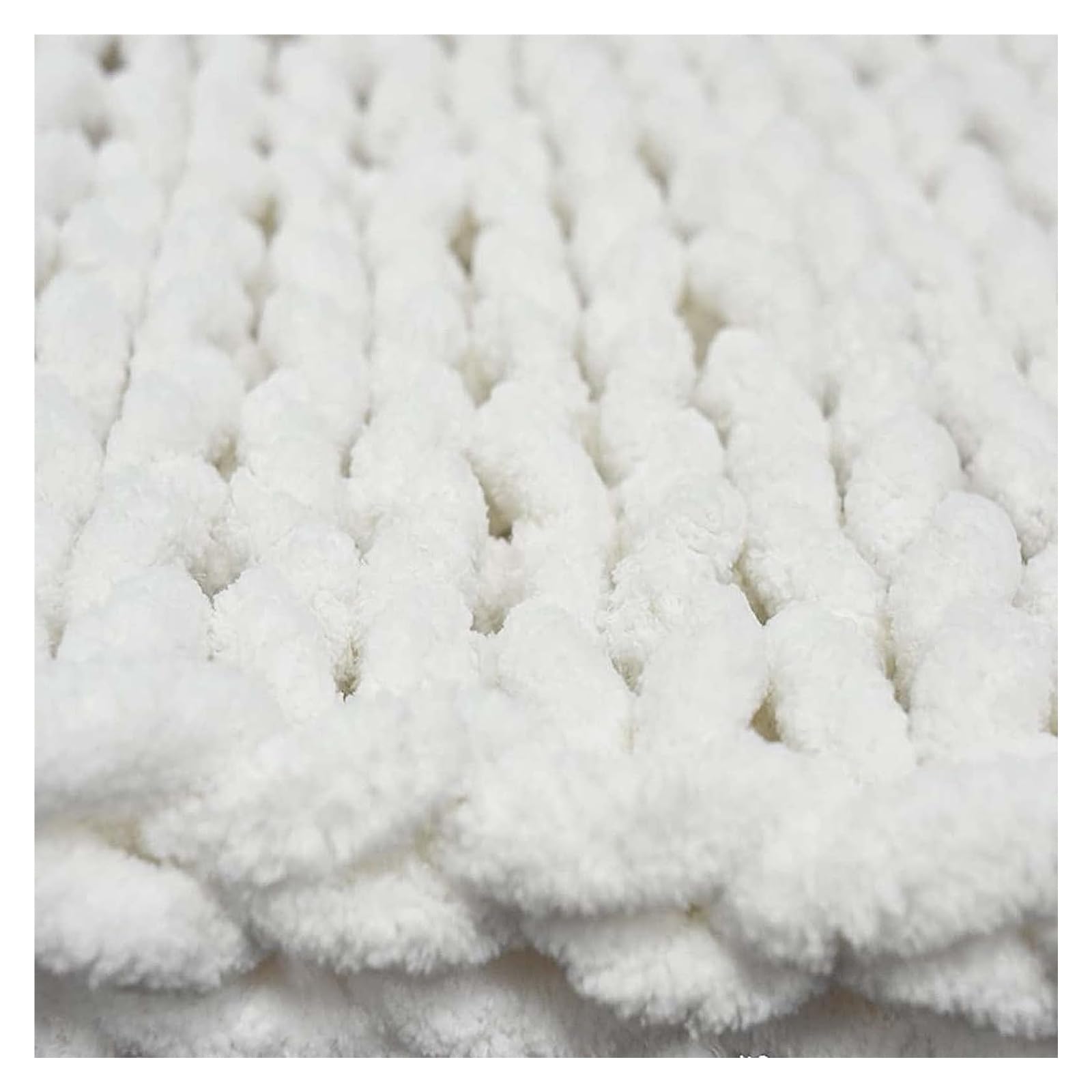 Grof Gebreide Deken, Gezellig Warm Gebreide Deken Mengworp, Handgemaakt Wollen Deken Gebreid Gooi Deken, voor Bank Bed Fauteuil Tuin (Color : Beige, Size : 120 * 180cm