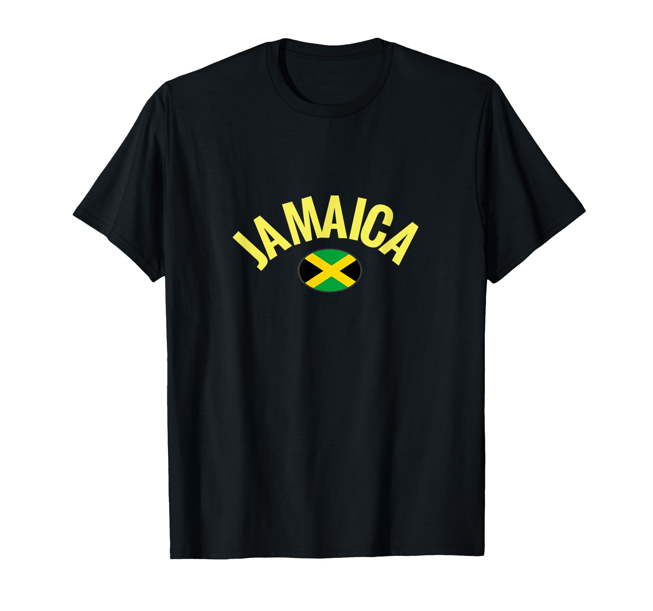 Jamaica Flag T Shirt Cool Jamaican Colorful T-Shirt T-Shirt