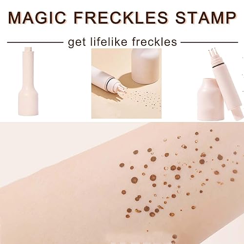 Freckle Pen Waterproof Long-Lasting Faux Freckles Makeup – Freckle Pen for Face with Matte Finish, Smudge-Proof, Buildable Tint for All Skin Tones, Easy to Apply, Travel-Friendly Makeup Tool