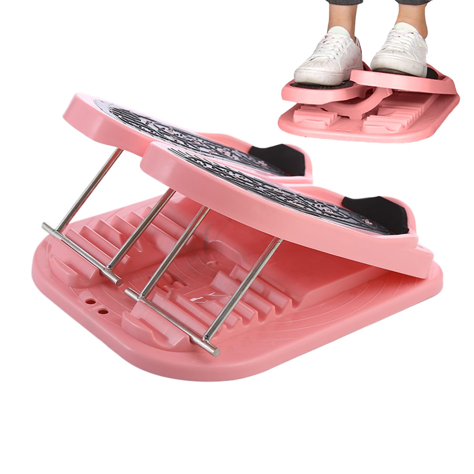 Tabla de estiramiento para pantorrillas, placas de tensión plegables, entrenador para entrenamiento, yoga, uso con ángulos ajustables, músculos de equilibrio para el fortalecimiento, no deslizamiento