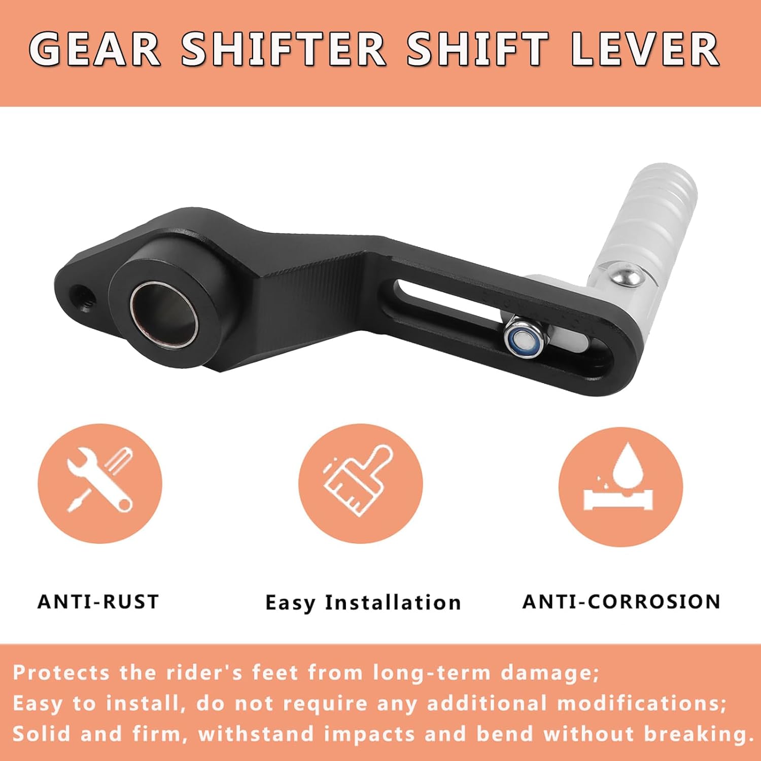 Motorcycle Gear Shifter Shift Lever Shifter Pedal Replacement for Yamaha MT09 MT-09 MT 09 2020-2025 CNC Aluminum Gear Shift Lever