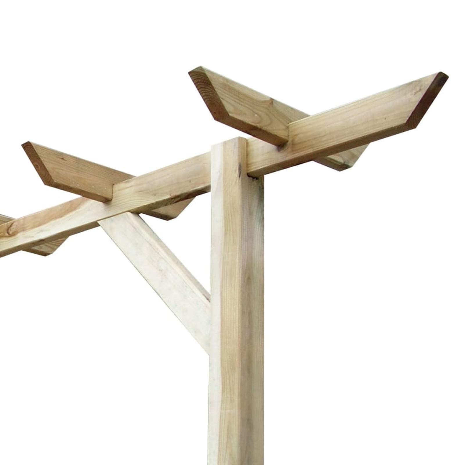 Drewniana pergola ogrodowa z łukiem róży, drewniany łuk ogrodowy 200 x 40 x 205 cm