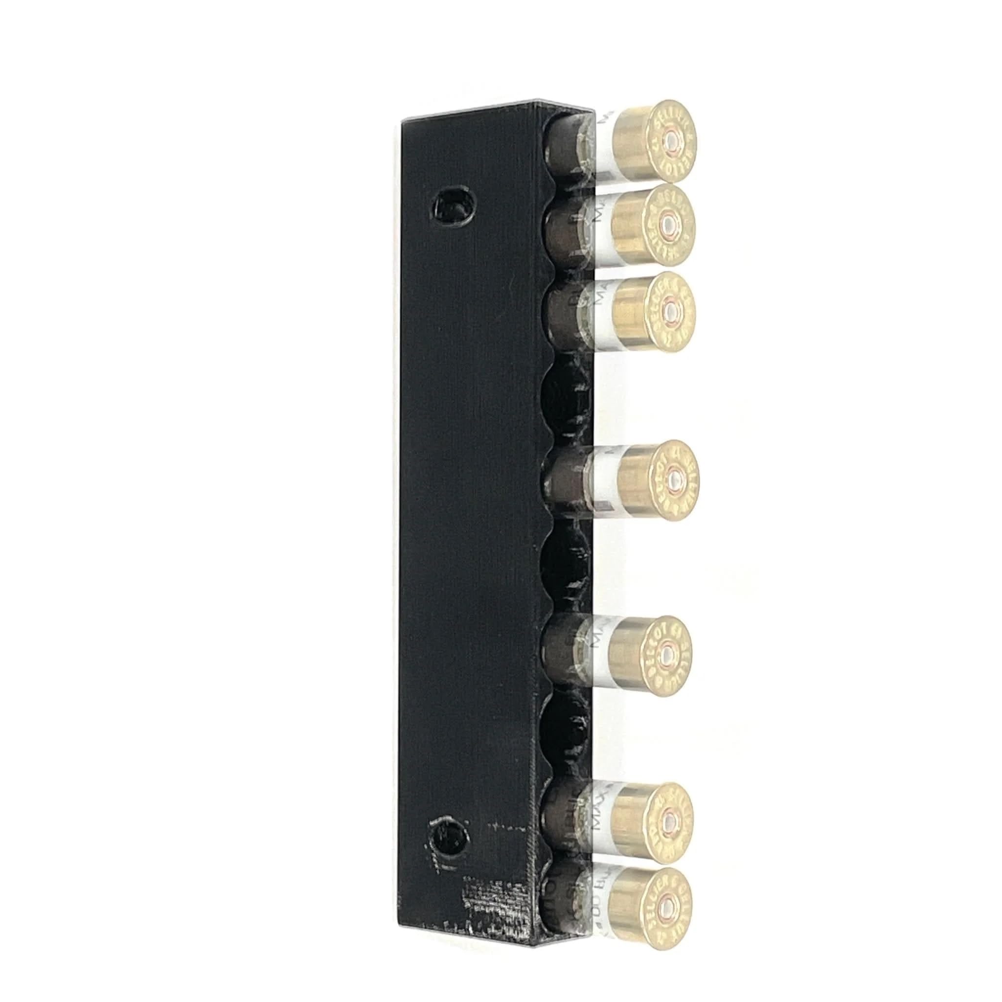 Spartan Mounts Shotgun Shell Holder – Wall Mount Storage for Ammo and Rounds - Safe Gun Room Organizer for Home Defense, Man Cave, Military, Police, Husband (12 Gauge)