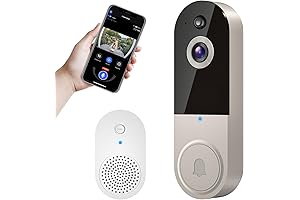 Smart Video Doorbell Wirelessly Connects to Wi-Fi with a Chime