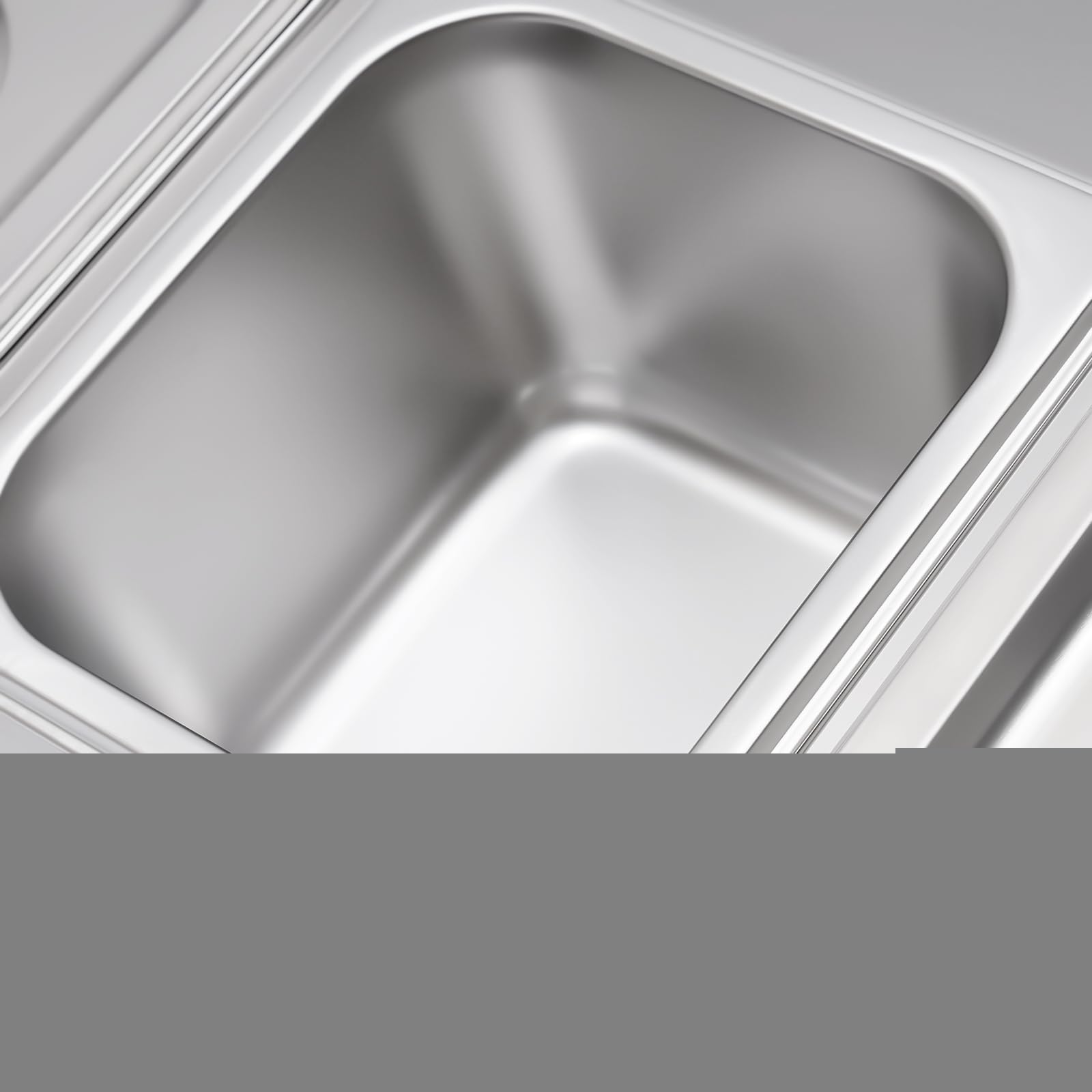 Gn - Bandeja de accesorios con recipientes, tapa de acero inoxidable, recipiente estándar para mesa de vapor, recipiente para alimentos y tartas, 6 unidades