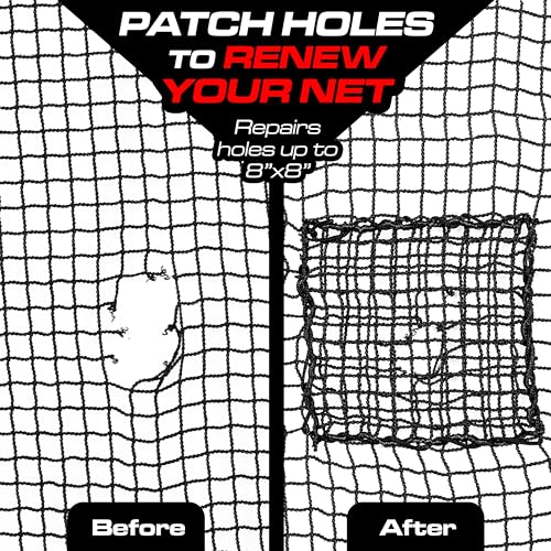  GoSports 3 Pack Universal Sports Net Repair Kits - Golf, Baseball, Soccer - Quick Fix for All Sports Nets
| GoSports 8 