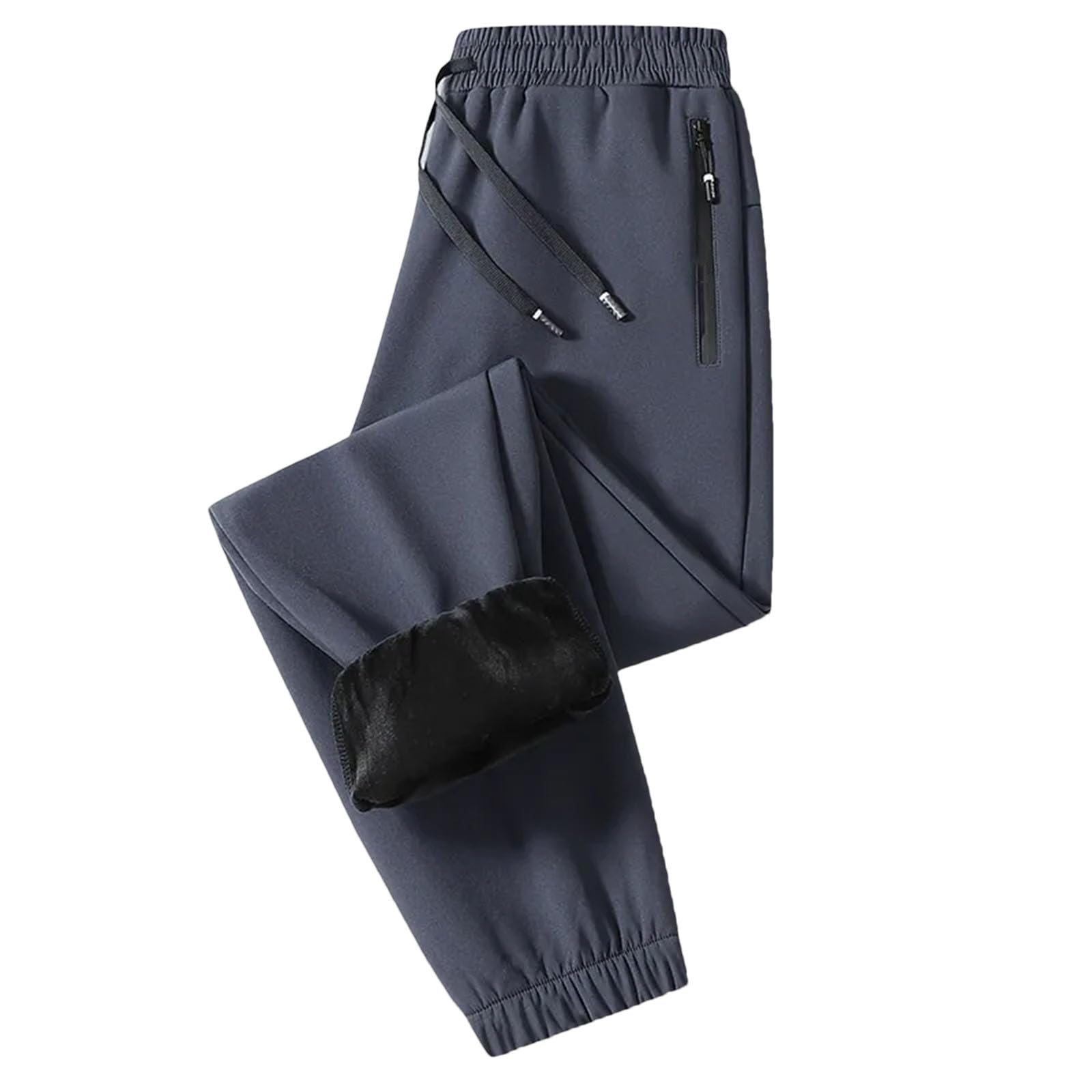 Dcvmvmn Mens Plus Size Thick Warm Pants Men Casual Fleece Jogger Sweatpants Male Loose Trousers