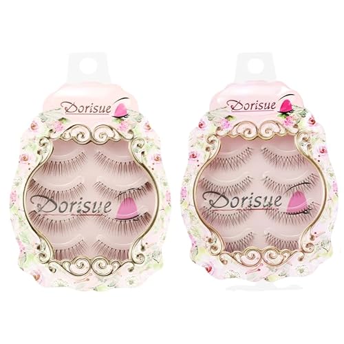 Dorisue Brown False Eyelashes Collection 8 Pairs (E4+E7)