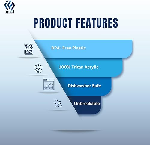 Miniatura 7 de Juego de 6 copas de vino de colores, sin BPA, de plástico, tritán y acrílico, aptas para lavavajillas, sin tallo e irrompibles, para interiores,