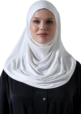 ihvan online, Womens Ready to Wear Instant Hijab, Soft One-Piece Headscarf, Stretch Hijab for Daily Wear, Prayer & Travel
