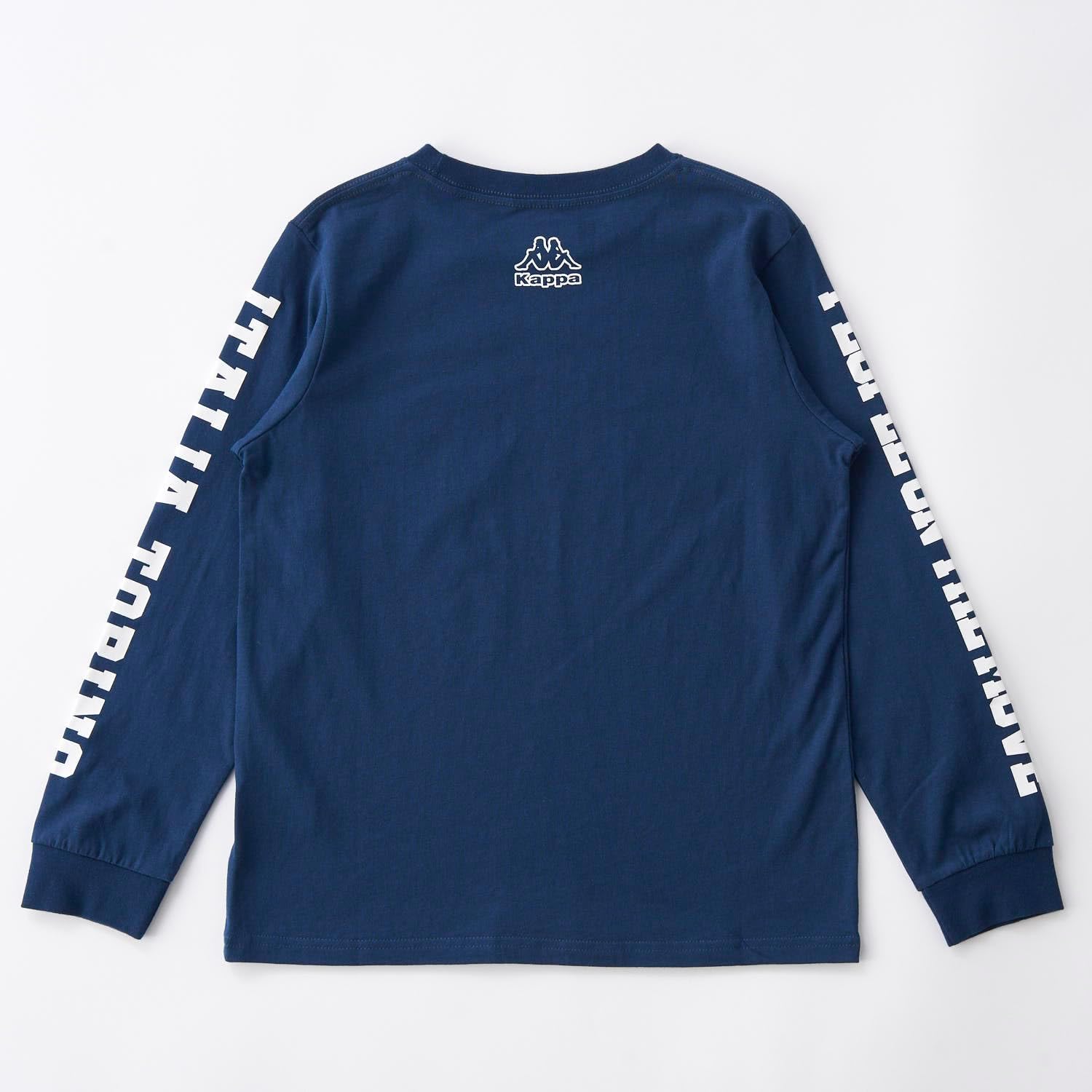Amazon | [カッパ] Tシャツ 長袖 フロント・袖ロゴ 144771