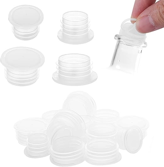 Prasacco 20 Pieces Salt and Pepper Shaker Stoppers with Pull Tab