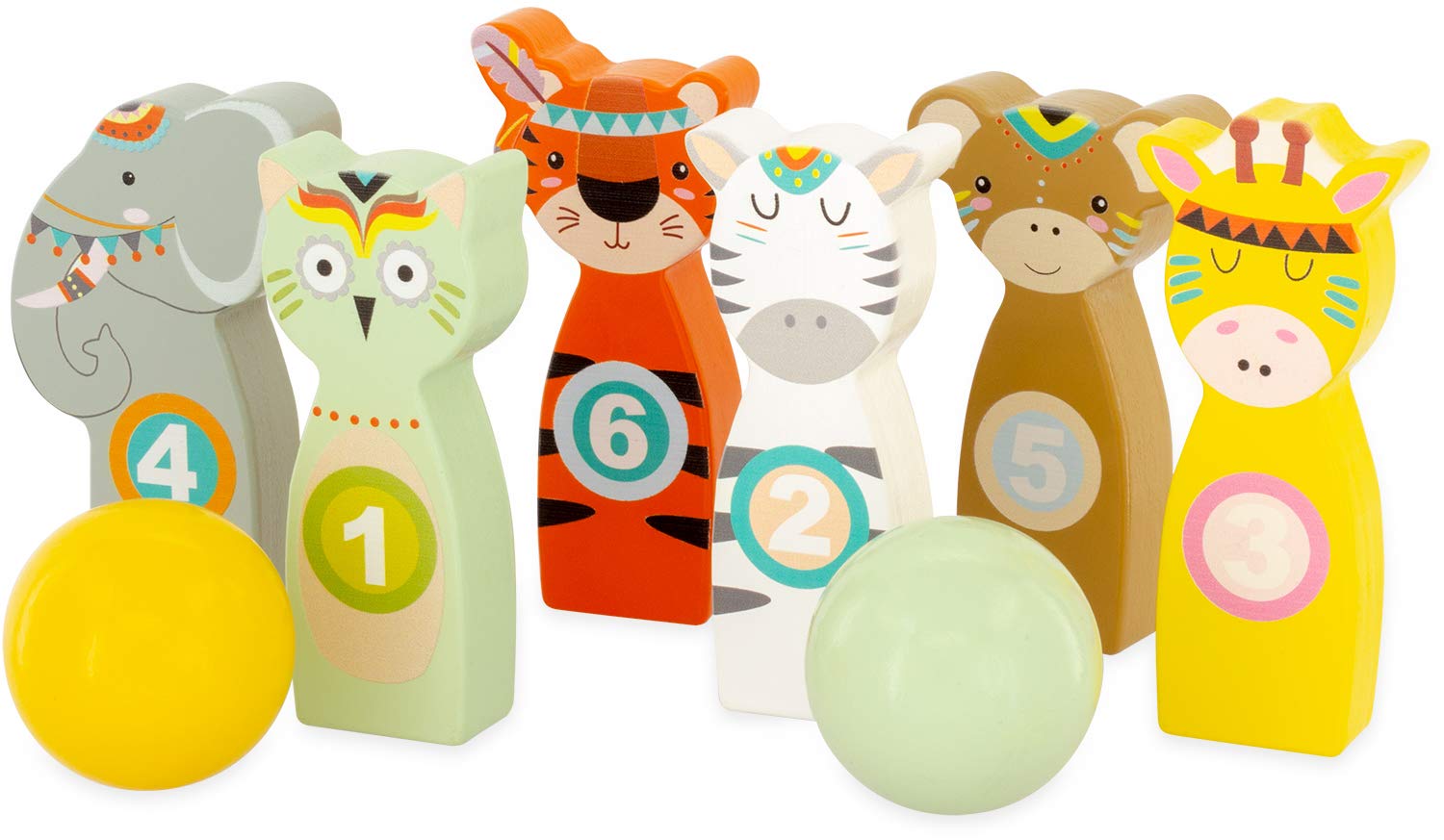 Jeu de quilles : Animaux