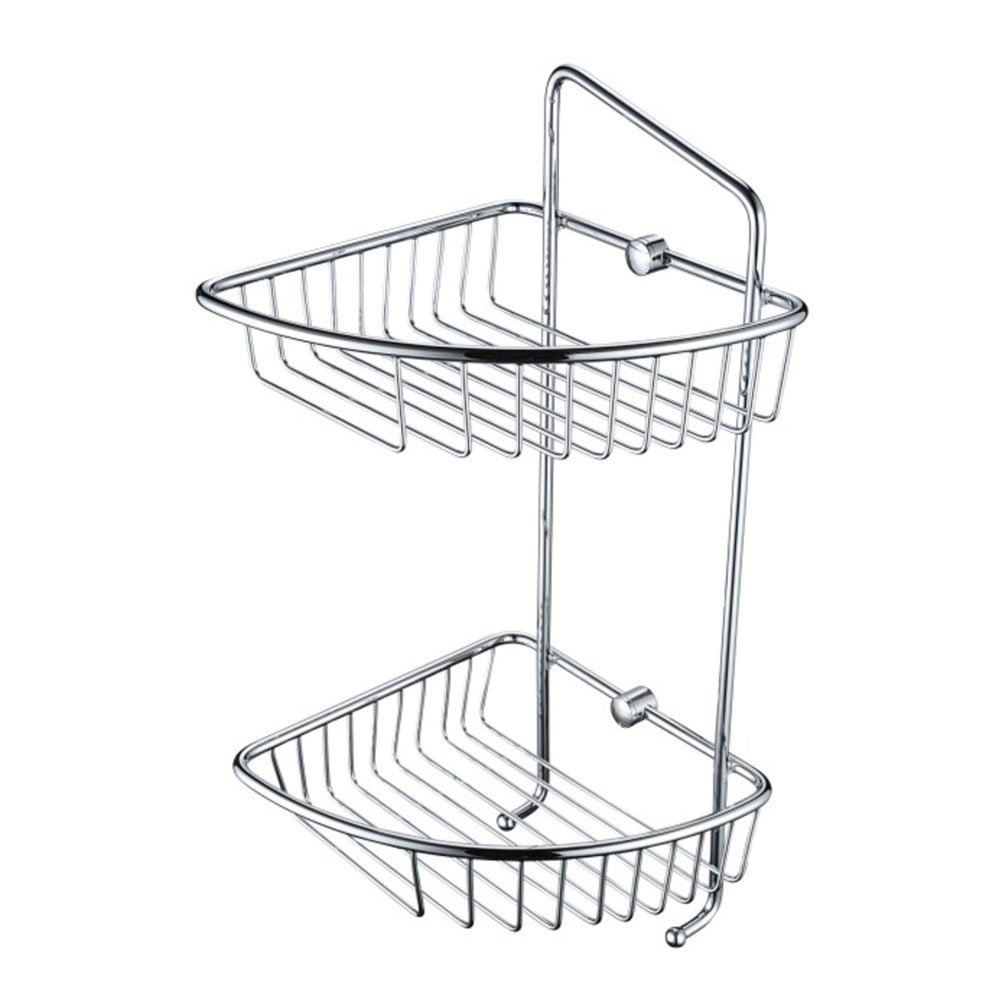B&Q -  Comp Bask07 C Two Tier Wall Fixed Wire Basket