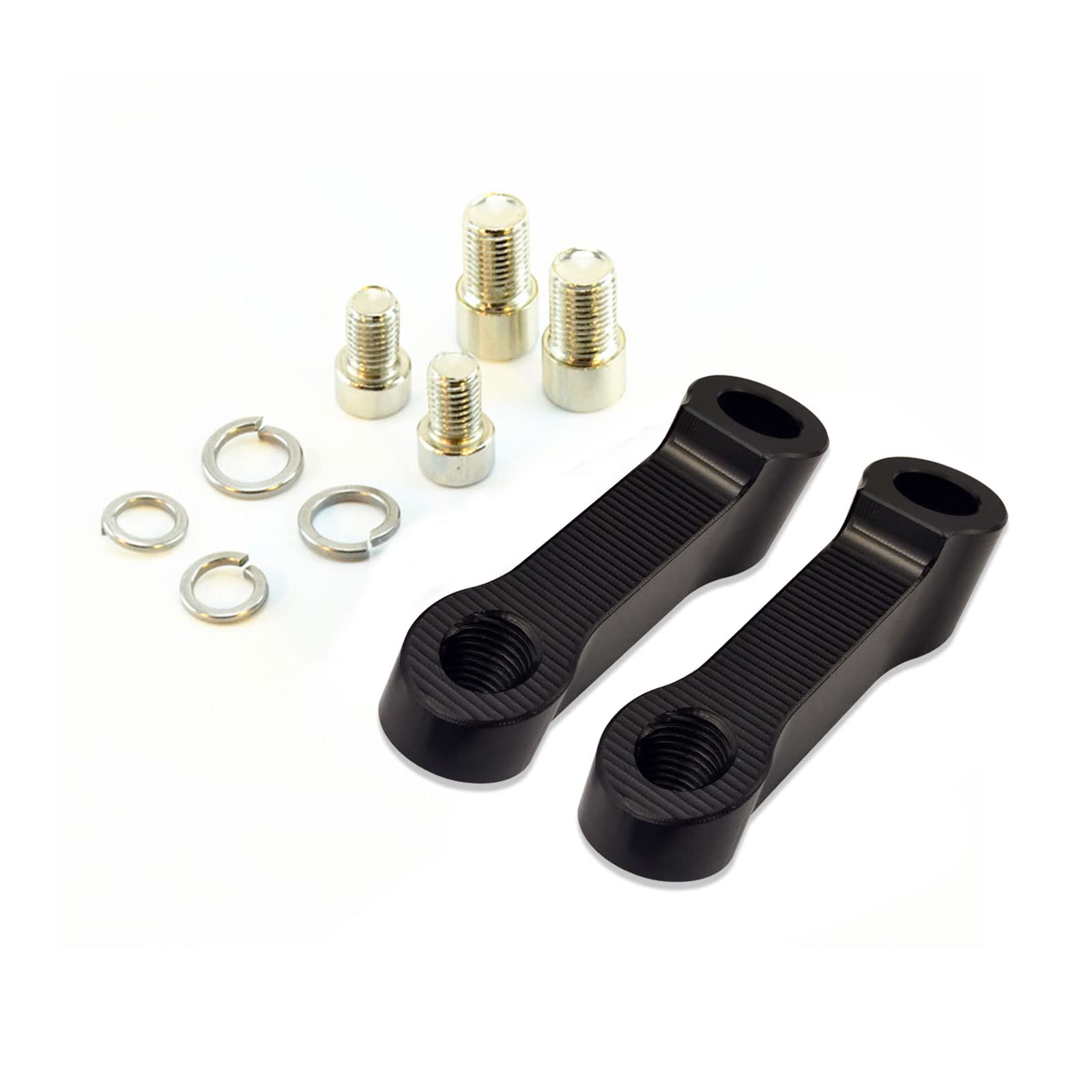Amazon.com: Motorcycle Bike Mirror Mount Risers Extenders Adapter 10mm ...