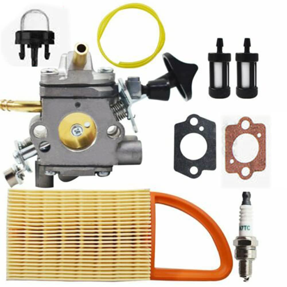Kit de carburador de sopladores de hojas compatible con Stihl BR500 BR600 BR550 equipo de soplador de mochila, filtro de aire, juntas de línea de combustible, juego de bombillas de imprimación