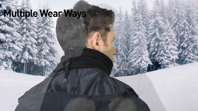 Scaldacollo Multifunzione In Pile - Sciarpa Tubolare Termica Per Moto, Sci E Sport Invernali - Foto 3