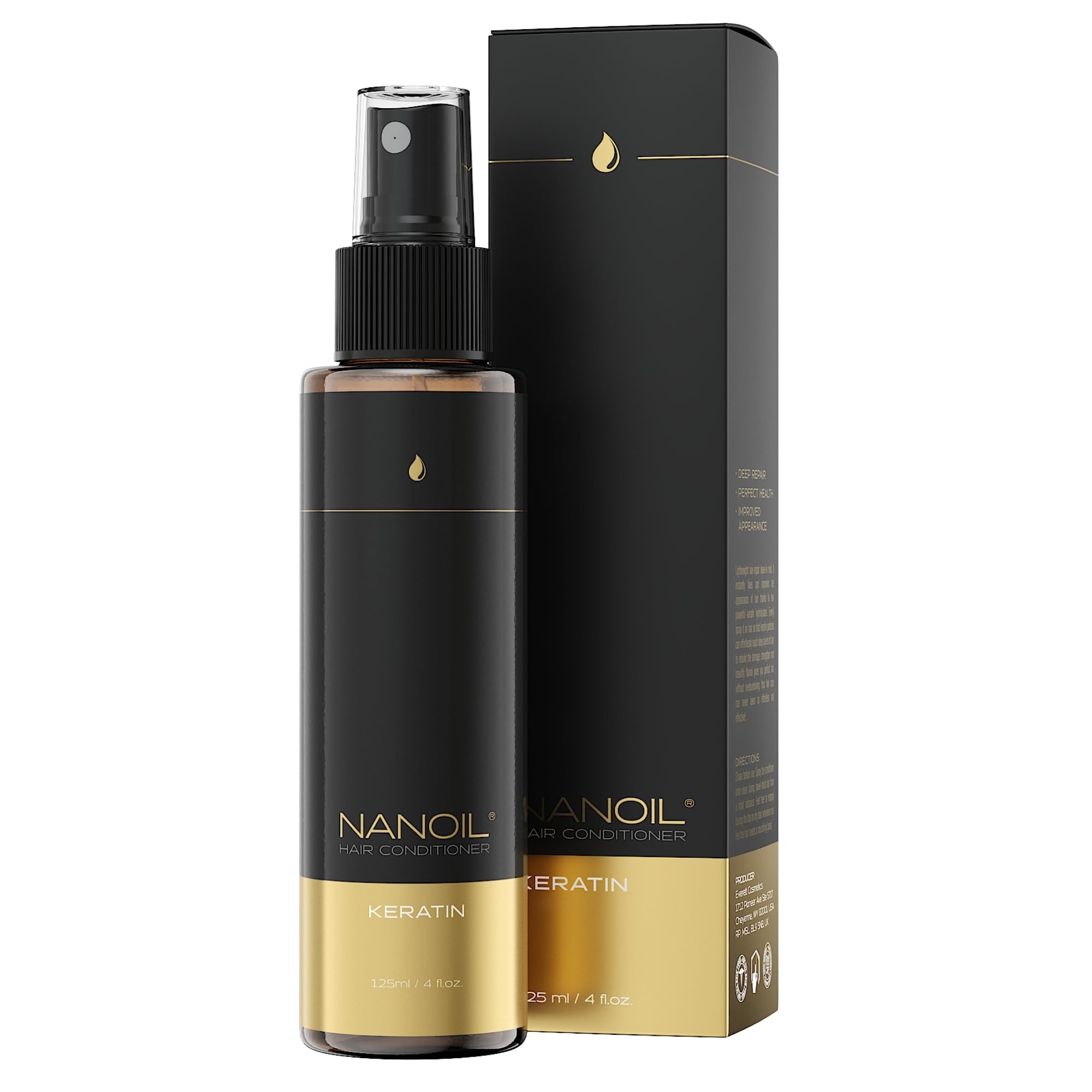 Nanoil Keratin Regenerating Leave-In Conditioner With Keratin 125 Ml