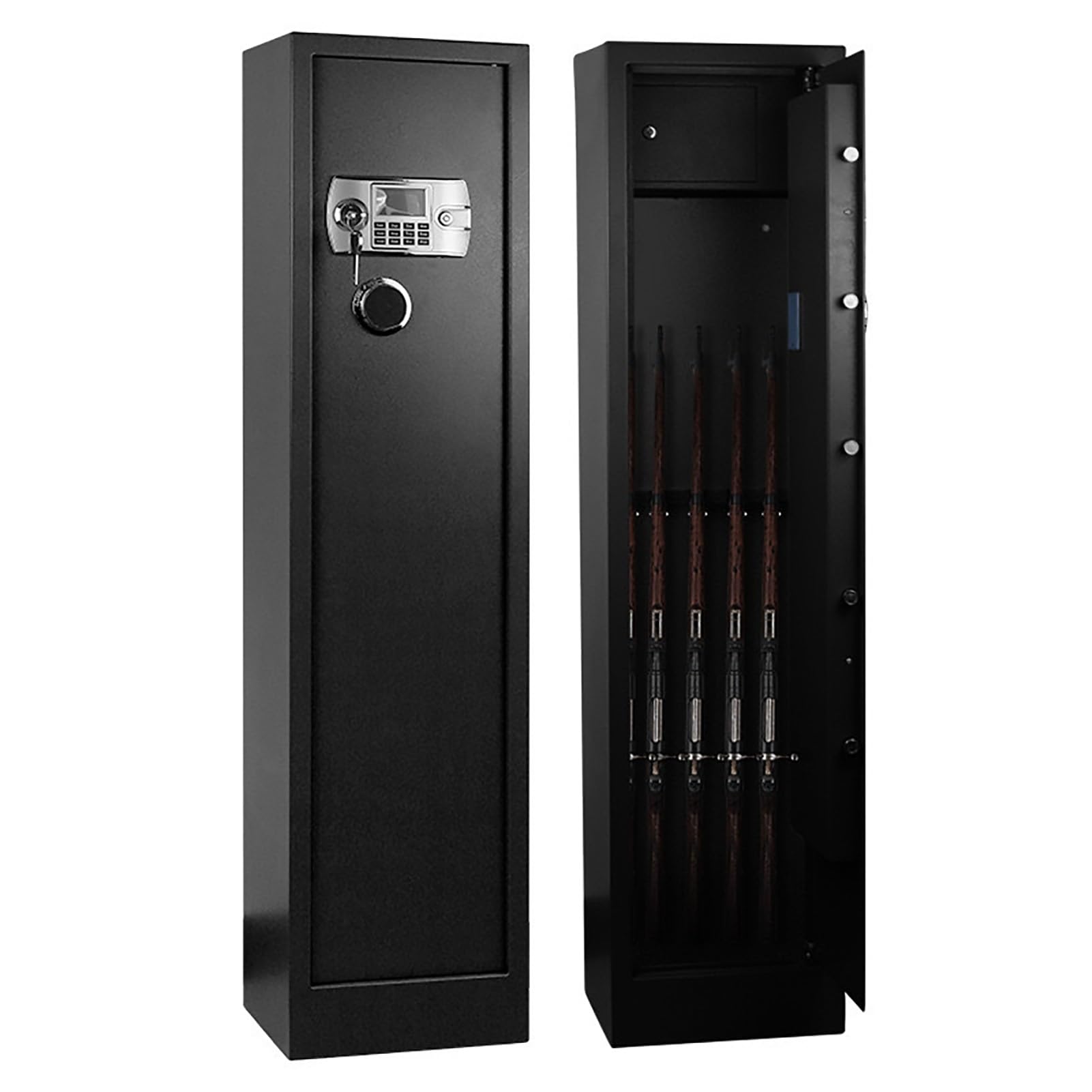 Gun Safe for Rifles and Pistols - Large Shotgun Locker with Ammunition Storage