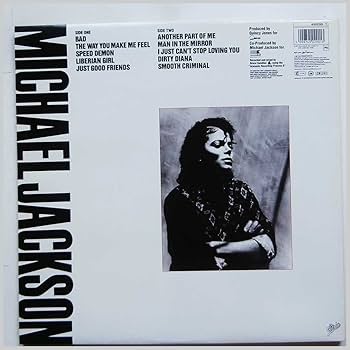 Michael Jackson Bad UKオリジナル(英)盤LP Stereo Michael Jackson – Bad – Vinyl (Gatefold, LP, Album, Stereo