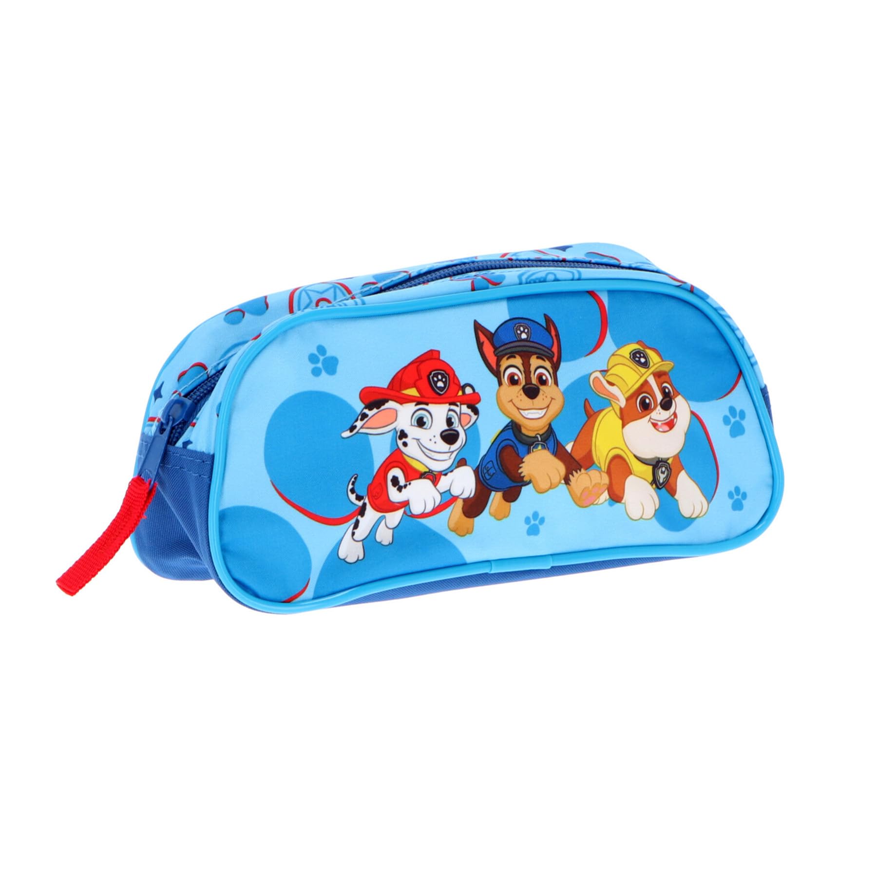 PAW Patrol Kids Pencil Case – Zip Pencil Case with Chase, Marshall & Rubble – Lightweight School Stationery Organiser for Boys & Girls, Blue