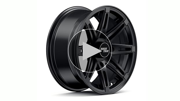 Amazon.com: RockTrix RT103 15in Wheel 15x7 4x137, 4+3 Offset, ATV