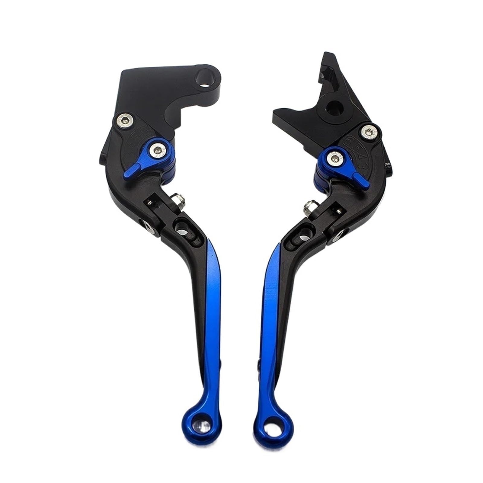 Kkmnaif Blue Handlebar Clutch Lever Folding Extendable Motorcycle Brake Levers Motorcycle Brake Clutch Lever For Xadv 750 2017-2023(Blue)