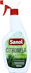 Sanol Dog Citronela - Gatilho Para Evitar Moscas E Mosquitos 500 Ml Branco
