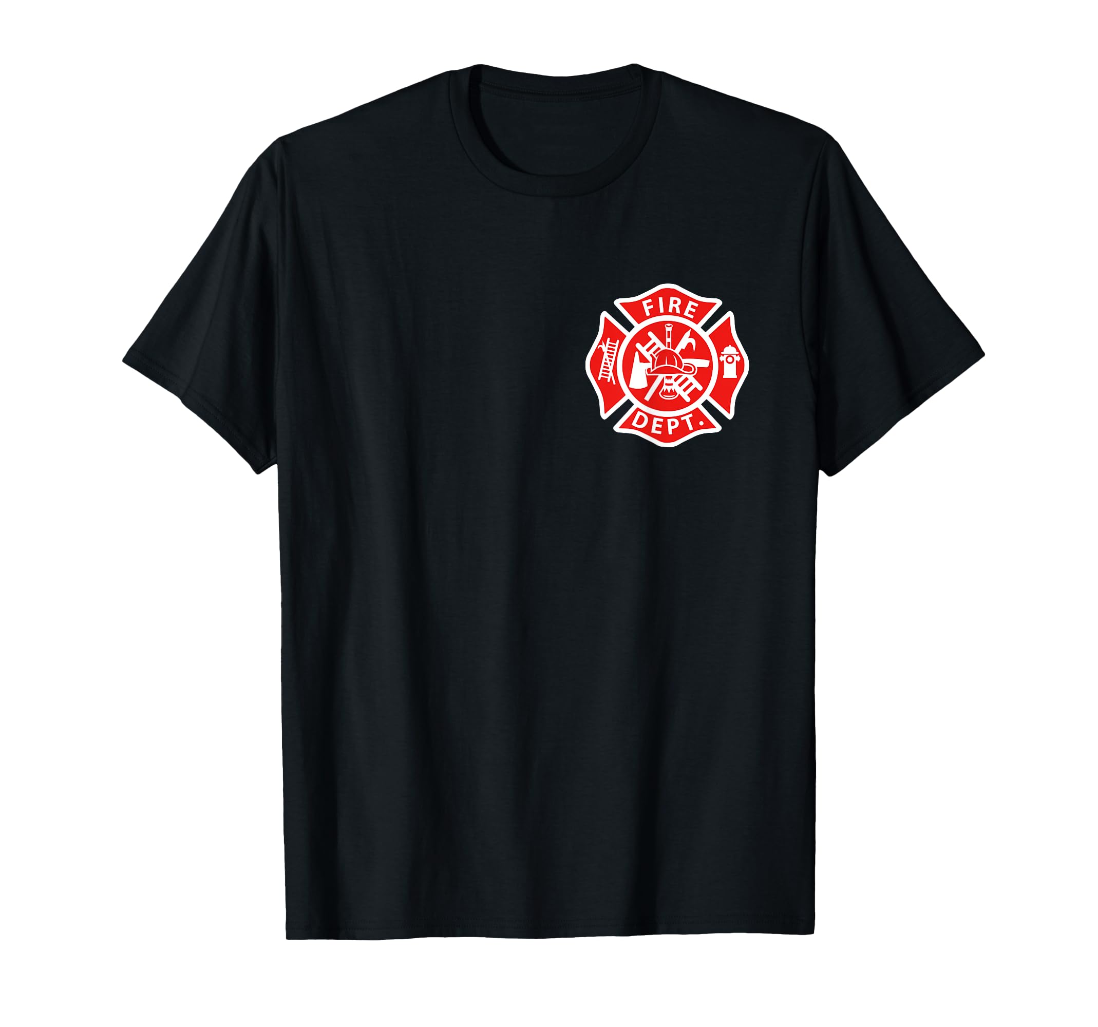 Fire Department Logo Uniform Fireman Symbol Firefighter Gear T-Shirt