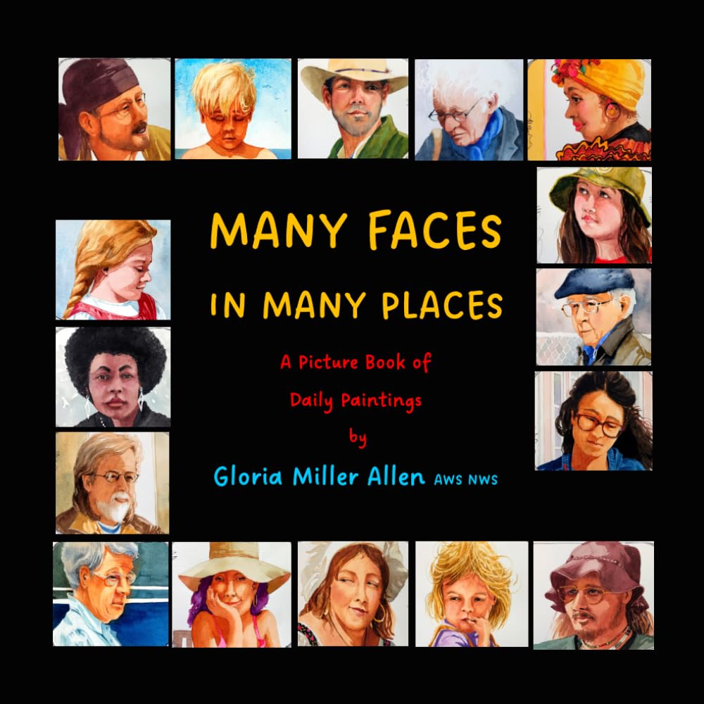 Many Faces in Many Places: A Picture Book of Daily Paintings