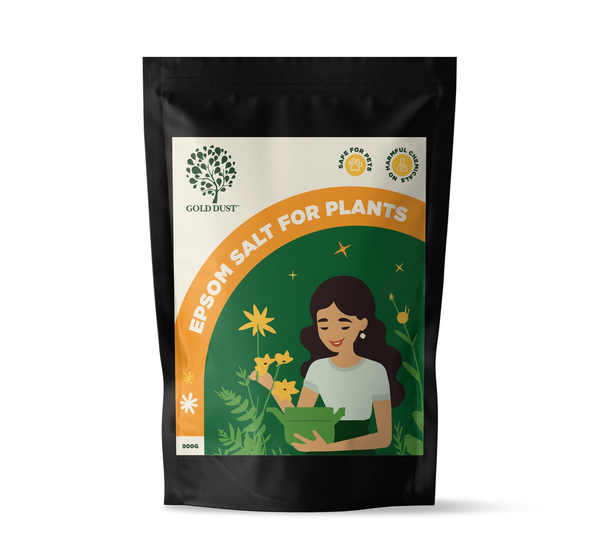 GOLD DUST Epsom Salt Granule For Plants, Magnesium Sulphate For Plants, Plant Growth Supplement, Growth Boost For Plants, Plant Food, Plant Care Products For Gardening (0.9 Kg) (B0CRRZCKXN) Amazon Price History, Amazon Price Tracker