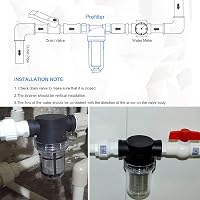 Suerhatcon Kerti Vízszűrő 3/4" (25mm) - 100 Hálós Rozsdamentes Acél Szűrőbetét Öntözőrendszerekhez, Mosható Vízpumpa Előszűrő 3