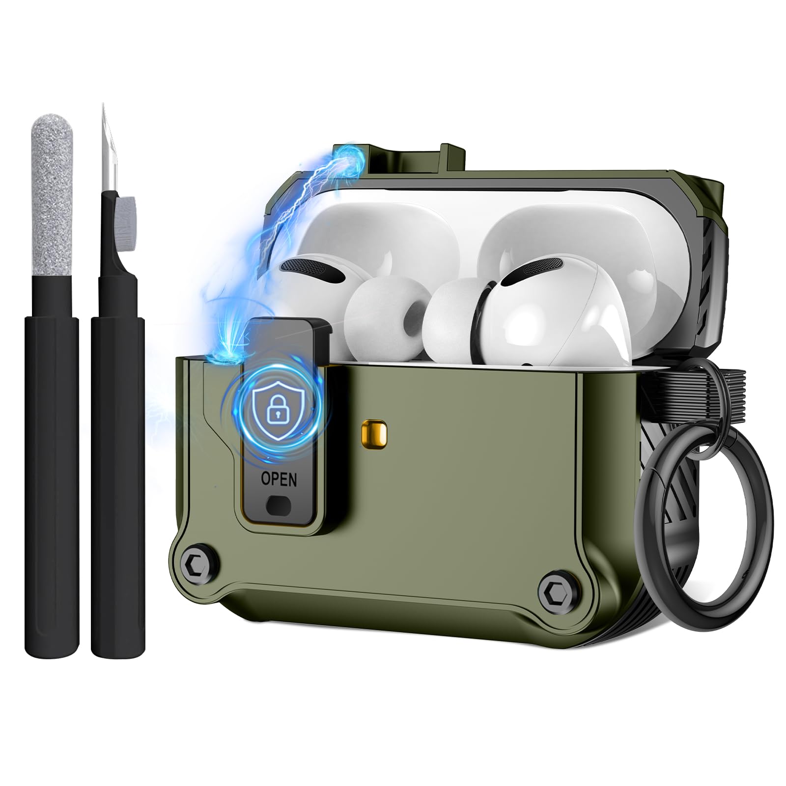 Apple AirPods Pro 3 ＋ケース Amazon.com: Maxjoy for Airpods Pro 3 Generation Case(2025), Secure