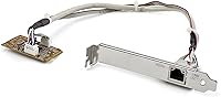Vista 1 de StarTech.com Mini tarjeta PCIe - Puerto RJ45 de 10/100/1000 Mbps - IEEE 802.3 - Marco Jumbo - Tarjeta de red, TAA (ST1000SMPEX)