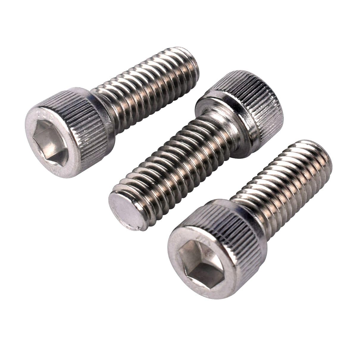 KOSJETHAS #8-32 x 3/4" Allen Hex Socket Head Screw Bolt, 304 Stainless Steel 18-8, UNC Machine Full Thread, Pack of 50