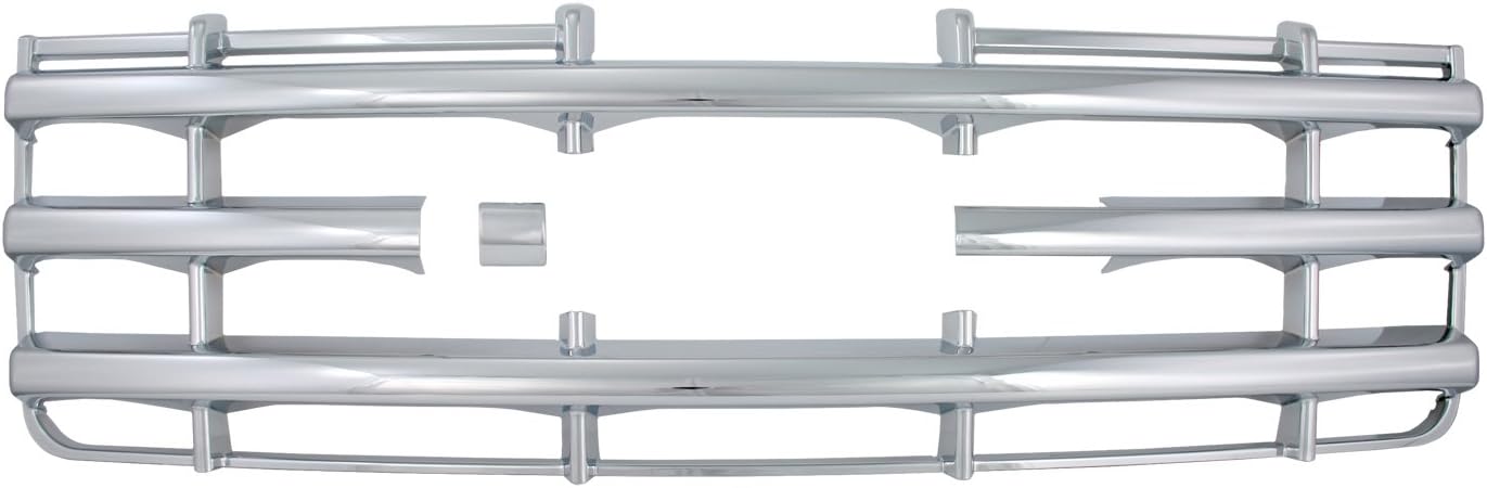 GI-42 Triple Chrome Plated ABS Snap-in Imposter Grille Overlay, 1 Piece