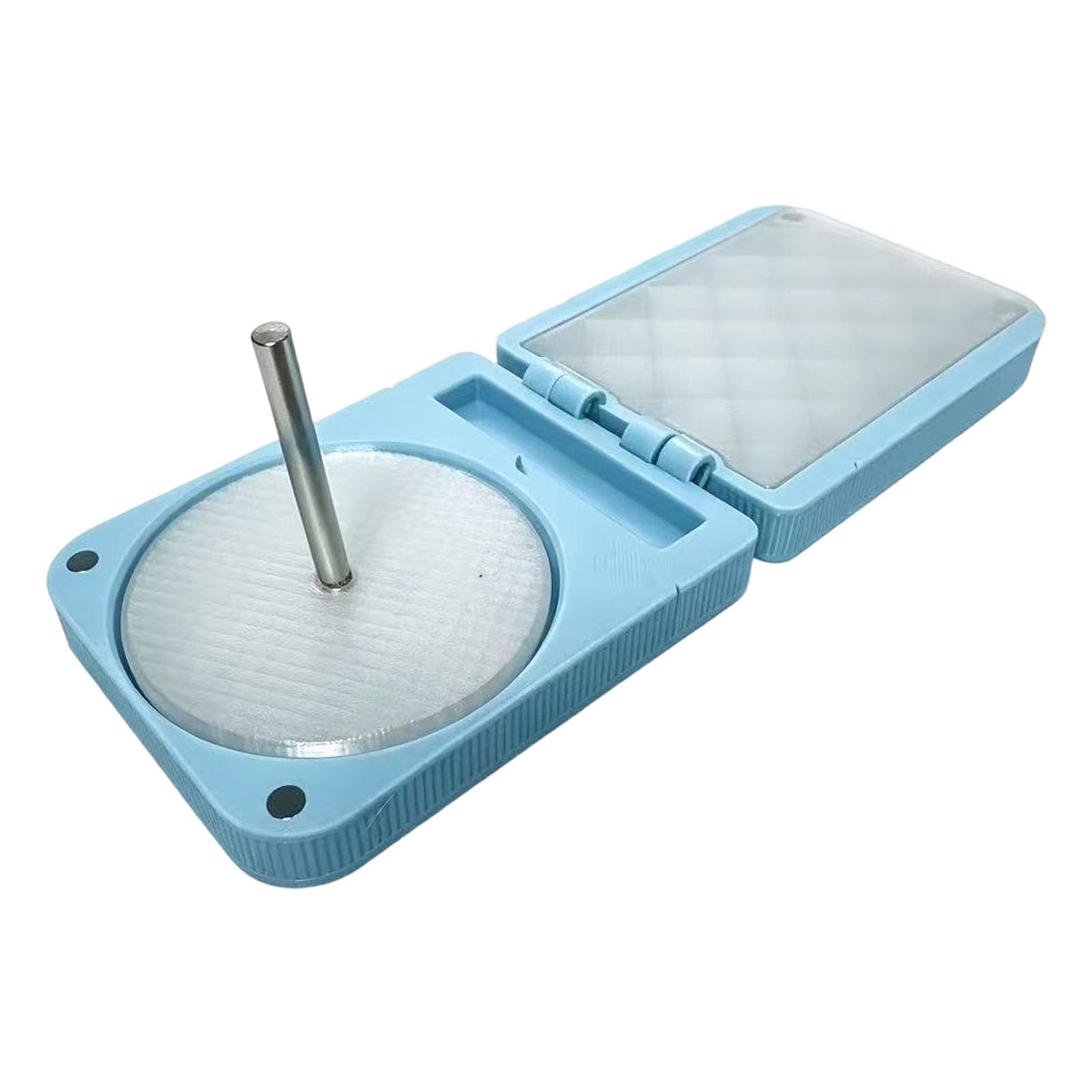 Elnwnnkc 3D Printed Knitting Yarn Winding Holder with Built in Storage Compartment Portable Folding Yarn Dispenser for Weaving Crocheting and Thread Organization Thread Winding Machine