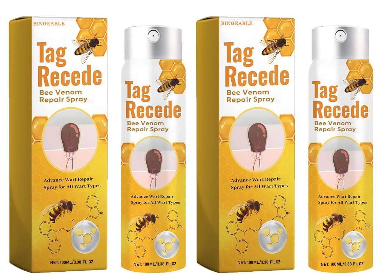 BINGEABLE Bee Venom 100ml Tag Recede Spray, Tag & Wart Removal Treatement Spray | MEN & WOMEN | Natural and Effective-image-10