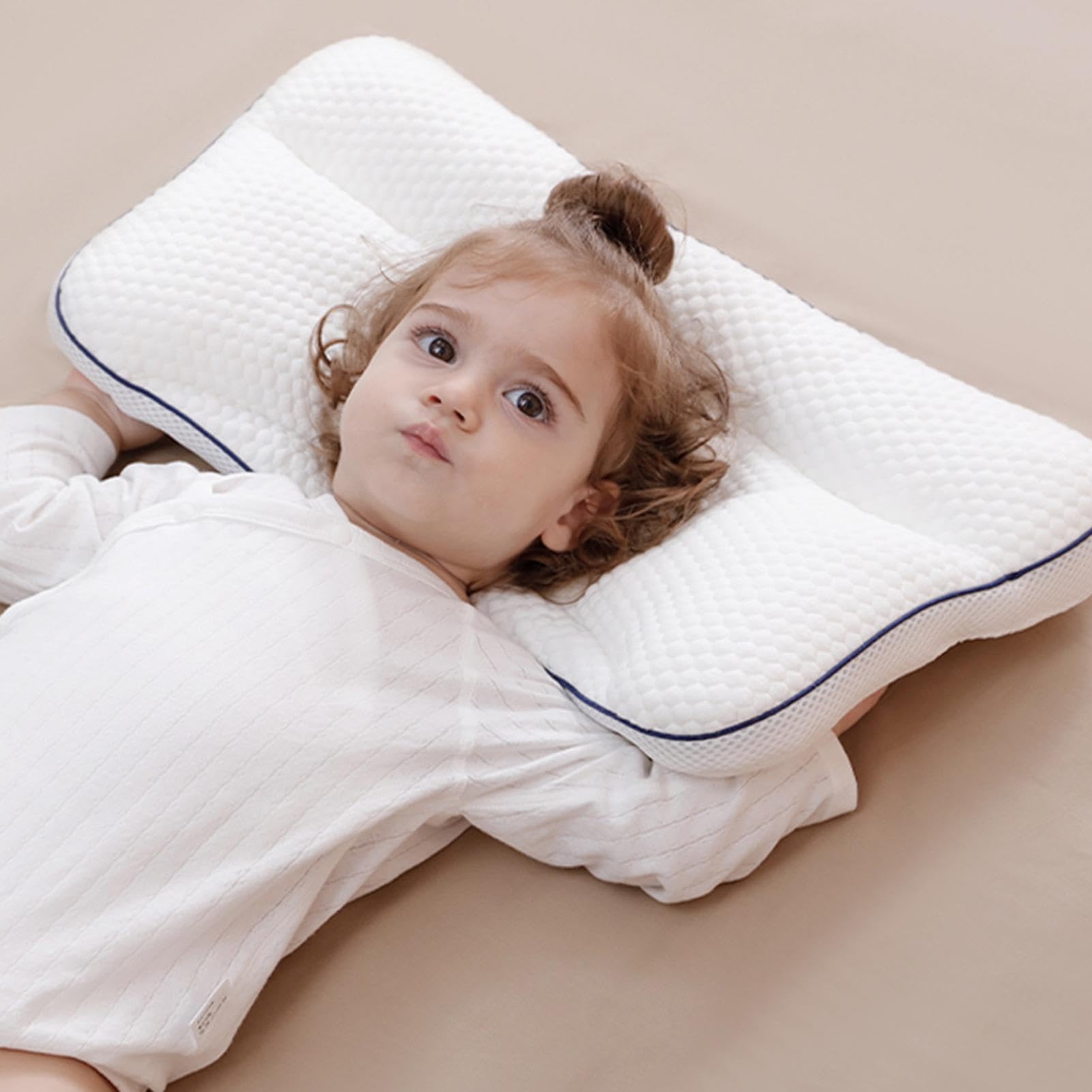 Coussin rafraîchissant pour enfant avec support de nuque pour correction