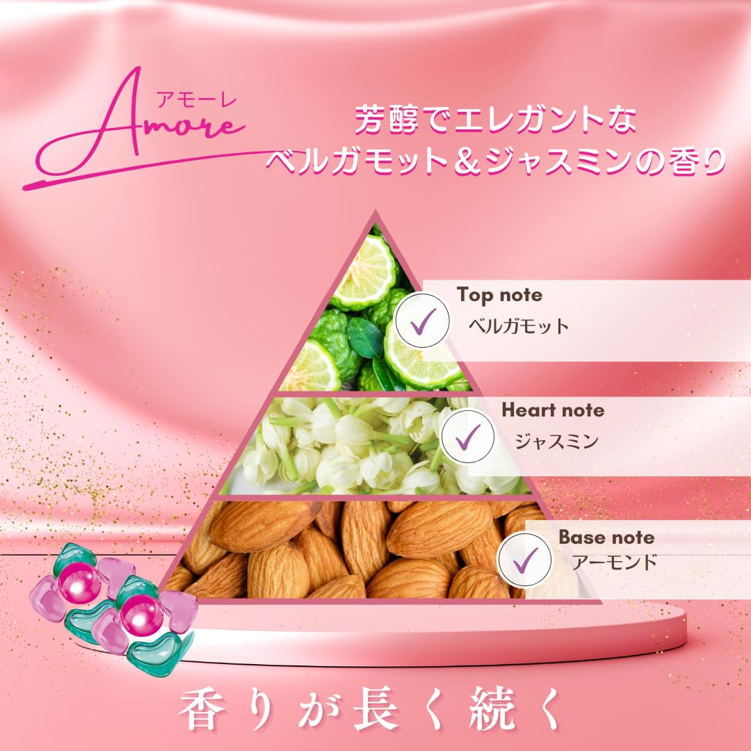 Amazon.co.jp: 洗濯洗剤 アフューム アモーレ ジェルマジックボール