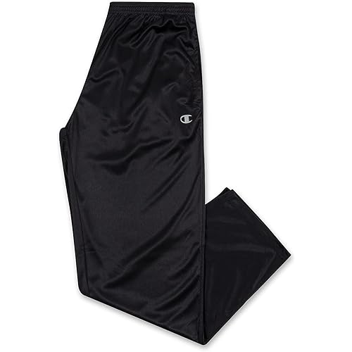 Champion Big and Tall Open Bottom Track Pants – Lightweight Powertrain Track Pants for Men