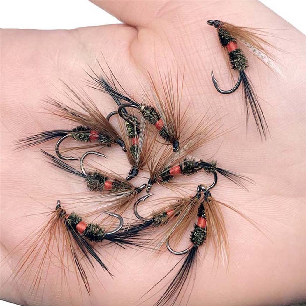 63 gabarits en tungstène premium en vision dans boîte à mouches pêche à