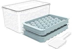 Round Ice Cube Tray & Bin: The Perfect Ice Making Solution