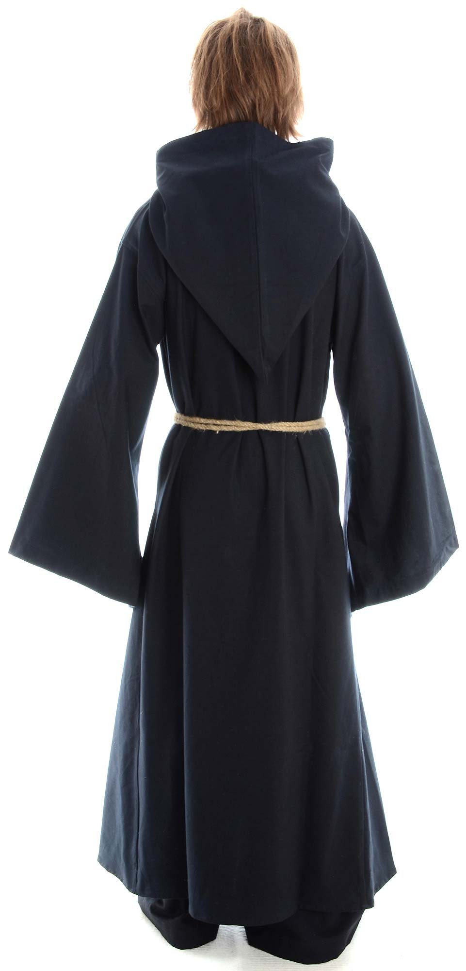Mönchskutte Mittelalter Kleidung Kutte S-XXXXL Reine Baumwolle mit Leinenstruktur