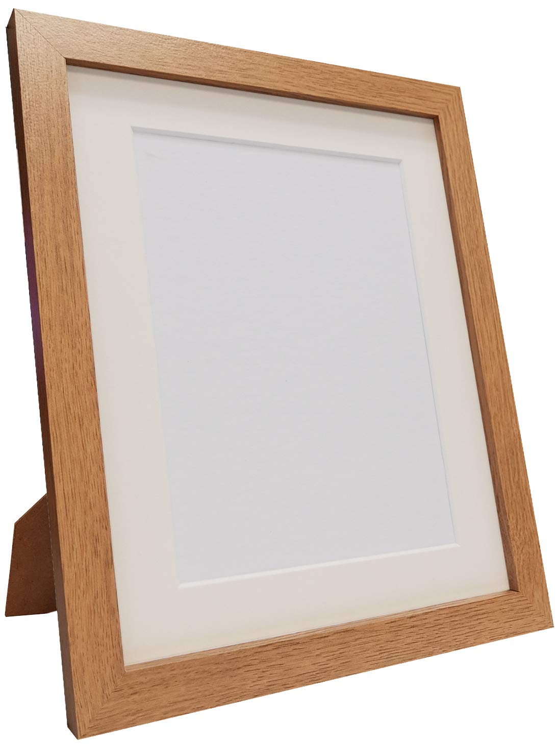 H7 Oak Picture Photo Frame with Ivory Mount 10 x 8 For Image size 8 x 6 inch