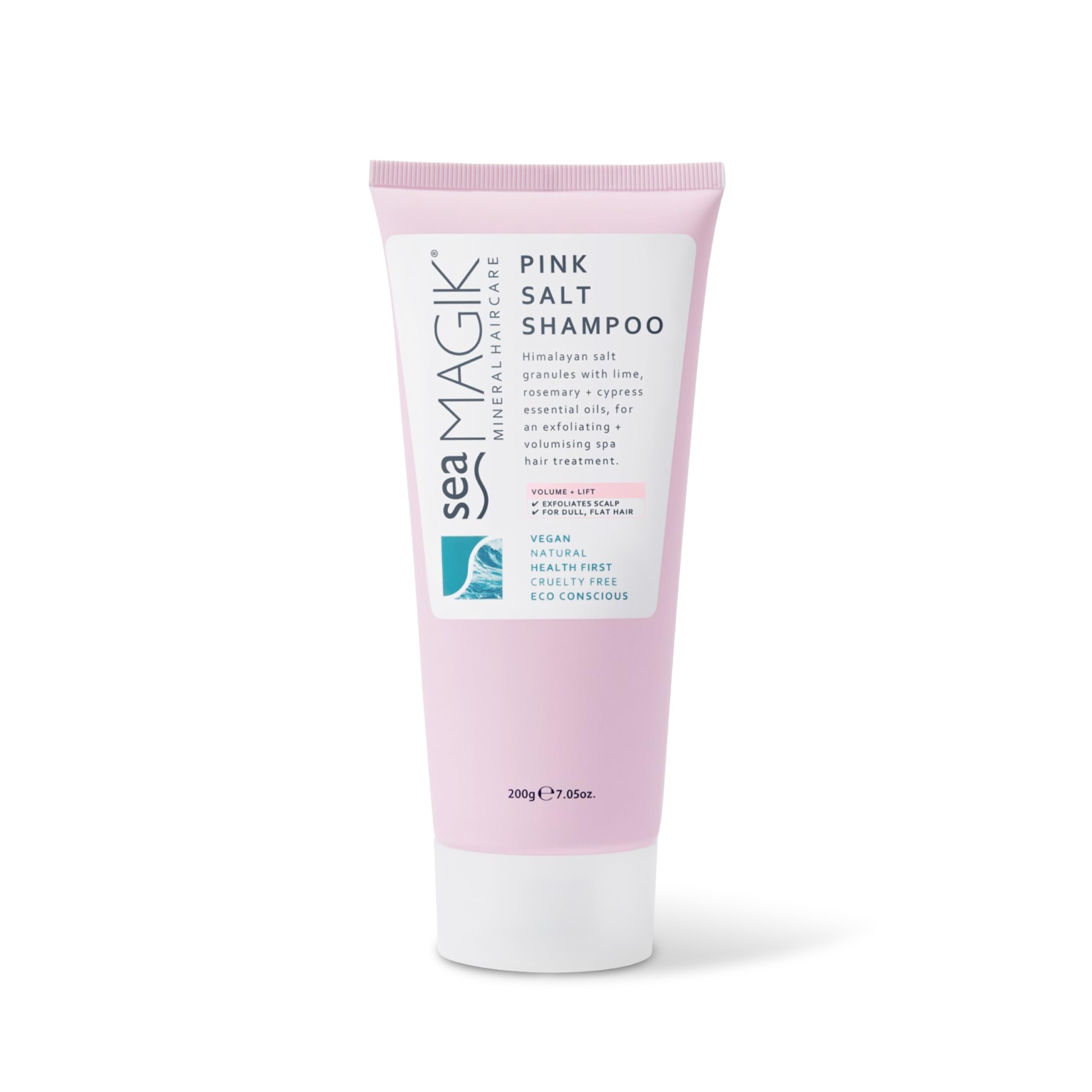 Sea Magik - Pink Salt Daily Clarifying Shampoo, Greasy and Fine Hair (200g)